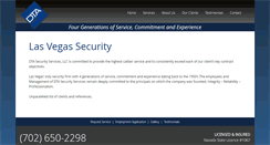 Desktop Screenshot of dtasecurityservices.com